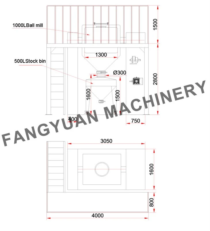 Ultrafine ball mill